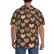 thumbnail image 3 of Fotbe Heart Camisa Estampada de Manga Corta para Hombre, Casual de Verano, Estilo Playero, Sin Arrugas-Medium, 3 of 5