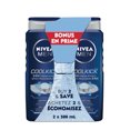thumbnail image 1 of NIVEA Men Cool Kick Gel Douche à Effet Fraîcheur 24H pour Hommes / Nettoyant 3-in-1 pour le Corps, le Visage et les Cheveux / Gel Douche au Menthol Rafraîchissant / Testé sous Contrôle Dermatologique, Paquet Double, 1 of 7