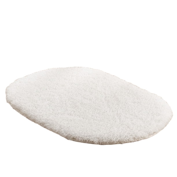 Alfombra de baño suave absorbente Alfombra de puerta ovalada Sala de estar Dormitorio Manta de piso de felpa Suministros para el hogar seitruly HA0065-05