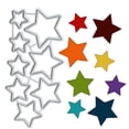 thumbnail image 2 of Troqueles para Scrapbooking FAWENUCY Feliz Cumpleaños Estrellas 7.8x3.6 cm, 2 of 8