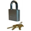 Trimax TPL275L Square Hardened 50mm Solid Steel Padlock 2.25" x 10mm Dia. Shackle - Rekeyable