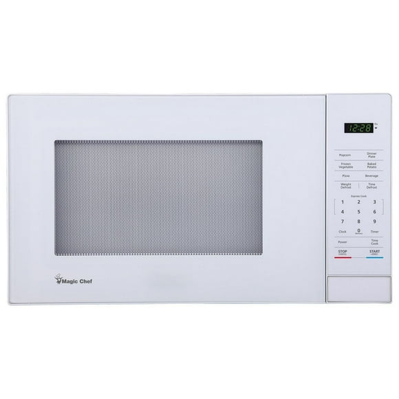 Magic Chef 1.1 Cu. ft. Countertop Microwave 1000W Digital Touch, White
