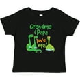 thumbnail image 3 of Inktastic Grandma and Papa Love Me Grandson Dinosaur Boys Baby T-Shirt, 3 of 5
