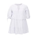 thumbnail image 5 of Mini vestido de manga corta con cuello en V sólido informal de vendaje de verano para mujer a la moda Fridja  yut3149, 5 of 6