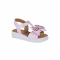 thumbnail image 1 of Sandalia Plataforma Niña Casual rosa Detalle Moño Glitter Castalia  Casual, 1 of 3