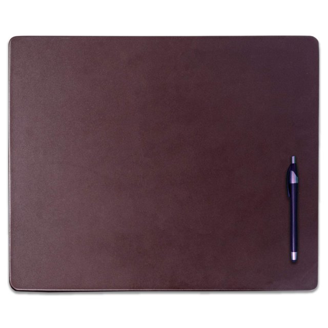 Dacasso - Cojín Para Mesa De Conferencias De Piel Marrón Chocolate, 17 X 14 Pulgadas