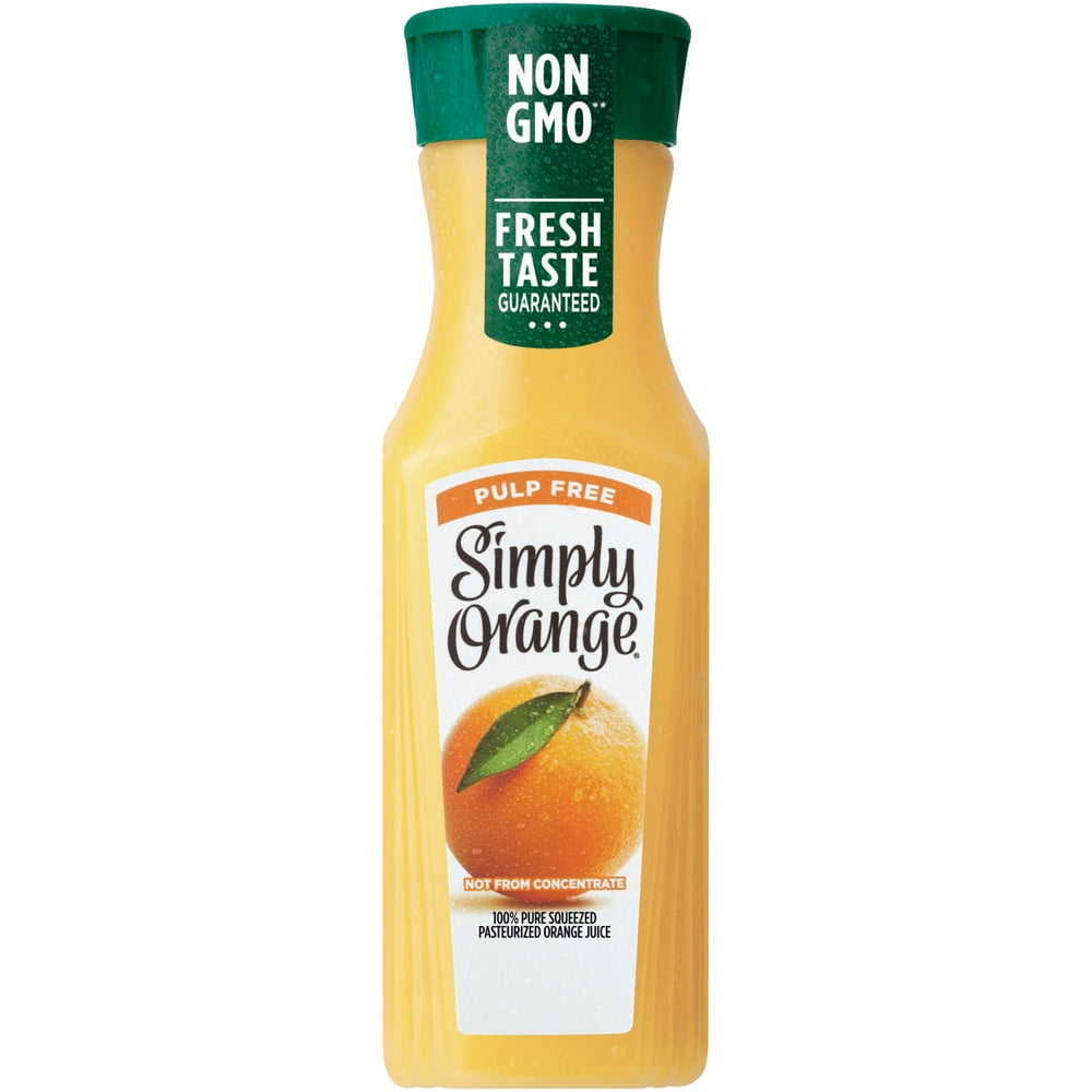 Simply Orange Pulp Free Orange Juice, 11.5 fl oz