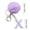 X, variant on 26 Letter Keychain Charms Purple Pom Pom Alphabet Pendant for Backpack Purse Bag Tag Personalized Initial Jewelry Gift for Women Girls Teens Birthday Party Favor Stocking Stuffer Set