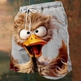 thumbnail image 5 of Xdegoge Funny 3D Animal Print Swim Trunks for Men Quick Drying Board Shorts Novelty Graphic Beachwear Elastic Waist Drawstring Summer Casual Bathing Suits Vacation Shorts, 5 of 5