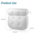 thumbnail image 5 of 3D Mesh Bath Pillow Home Spa Pillow with 6 Suction Cup Fits for Bathtub Hot Tub, 5 of 6