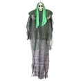 thumbnail image 2 of Halloween Decorations Outdoor - Hanging Skeleton Ghosts with Flowing Robes - Flying Figures for Haunted Yard Porch Party Decor - Scary Graveyard Props and Hanging Displays, 2 of 4