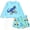 Bicycle Dino Blue, variant on WIBACKER Boys Dinosaur Two Piece Swimwear Set Long Sleeve Rash Guard and Swim Trunks Quick Dry Bathing Suit UPF50 Swimsuits for Kids Boys 1-7 Years
