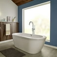 thumbnail image 2 of American Standard Contemporary Round Freestanding Bathtub With Lever Handle Faucet for Flash Rough-In Valve, 2 of 14