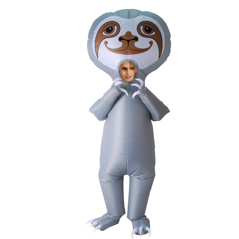 Kids Adult Sloth Inflatable Costume Cosplay Anime Fancy Dress Cosplay ...