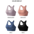 thumbnail image 4 of Luysn High Impact Sports Bras for Women High Support Padded Racerback Sport for Workout Running Gym,Y Back Cropped Bras Yoga Top,Comfortable Seamless Full Coverage Push Up Running Bra Tank Tops Bra, 4 of 9
