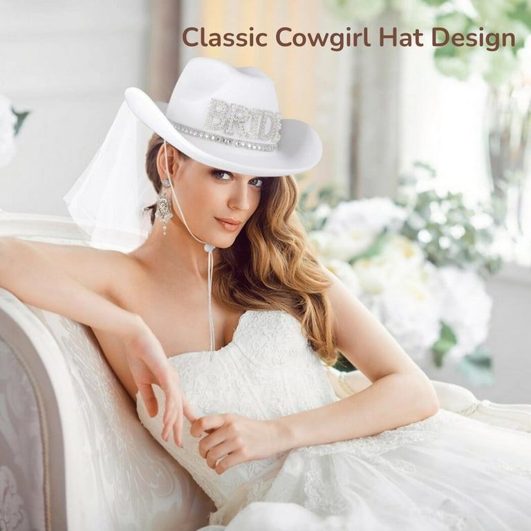 Wedding Rustic Wedding Cowgirl Hat Despedida De Soltera Lnrueg