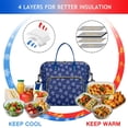 thumbnail image 4 of Cute Sea Turtle Insulated Lunch Bag – Large Leakproof Cooler Tote with Hawaiian Ocean Turtle Print, Dual Compartment Reusable Lunch Box for Beach and Outdoor Use, 4 of 6