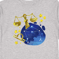 thumbnail image 4 of Inktastic Libra Constellation Zodiac Sign Illustration Boys or Girls Long Sleeve Toddler T-Shirt, 4 of 5