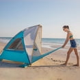 thumbnail image 4 of Carpa de playa WolfWise, portátil, antiUV, con protección solar, color azul, 4 of 8