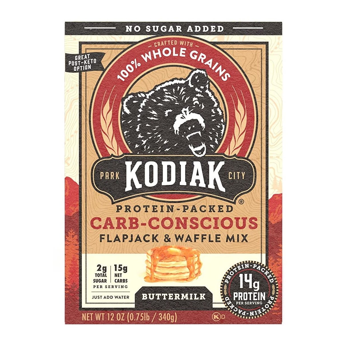 Kodiak Cakes Carb Conscious Flapjack and Waffle Mix 12 oz.
