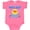 Hot Pink, variant on Myrtle Beach Vacation Time Girls Baby Bodysuit