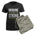 thumbnail image 5 of CafePress - Ukraine Strong Women's Dark Pajamas - Women's Short Sleeve Print T-Shirt and Pants Dark Cotton Pajama Set, 5 of 7