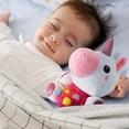 thumbnail image 6 of Baby Musical Toys, Newborn Girls Soft Plush Stuffed Animal, Infant Light Music Set, 1st Birthday Shower Gift Easter Basket Stuffer 0 1 3 6 9 12 18 Months 1 2 Year Old Toddler Boy, 6 of 6