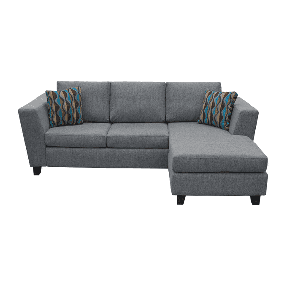 Sala esquinera Modular Caprice izquierda o derecha, Atlas del Descanso color Gris