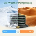 thumbnail image 3 of GreatBuddy 75 ft Garden Hose 5/8", Less Kink Heavy Duty Water Hose, Durable & Flexible Hose for Outdoor, Lawn, Car Washing, Pet Bathing and Household, 3 of 8