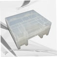 thumbnail image 3 of HONMEET 1Pcs Clear Storage Box Rectangular Battery Organizer Leakproof PP Plastic For Daily Use, 3 of 8