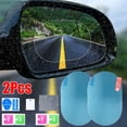thumbnail image 3 of Car Rainproof Rearview Mirror Sticker Anti Fog Rain Protective Film New O1, 3 of 9