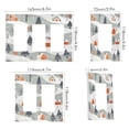thumbnail image 2 of Yayeee Rocker Switch Wall Plate 1-Gang 4.6"x2.9" Home Decorative Outlet Cover, Cartoon Orange Houses, 2 of 6