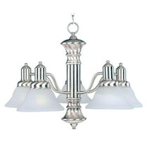 -5 Light Down Light Chandelier in Traditional Style-24.75 inches Wide By 17.75 inches High Bailey Street Home 93-Bel-596487