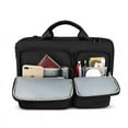 thumbnail image 5 of Bolsa protectora para portátil, funda para portátil de 14,1 a 15,4 pulgadas, tamaño universal (aplicable a MAC nuevo de 16 pulgadas), bolsa de mensajero para computadora, color negro, 5 of 5