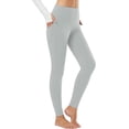 thumbnail image 1 of BALEAF Leggings térmicos cálidos con forro polar para mujer, pantalones de yoga de talle alto, clima frío con bolsillos, 1 of 3