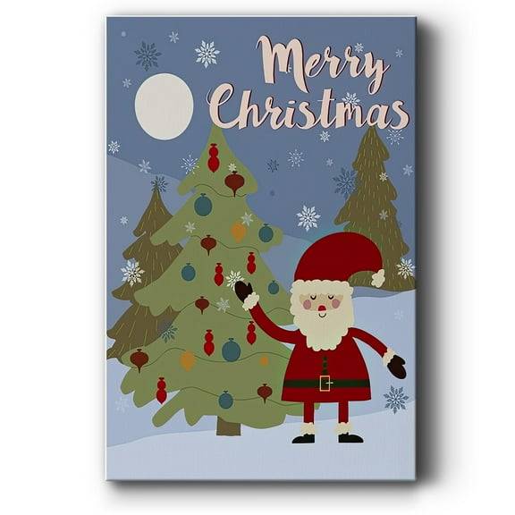 Winer Santa I- Gallery Wrapped Canvas