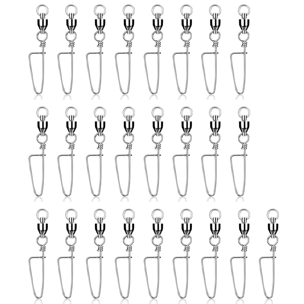 Fishing Snap Stainless Steel Connector Fishing Swivel Snaps Barrel