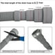 thumbnail image 4 of 3X Juego de Extensión de Manguera de Desagüe Manguera de Lavadora Universal de 6,5 Pies, Incluye Mangueras de Desagüe Abrazaderas de Manguera, 4 of 5