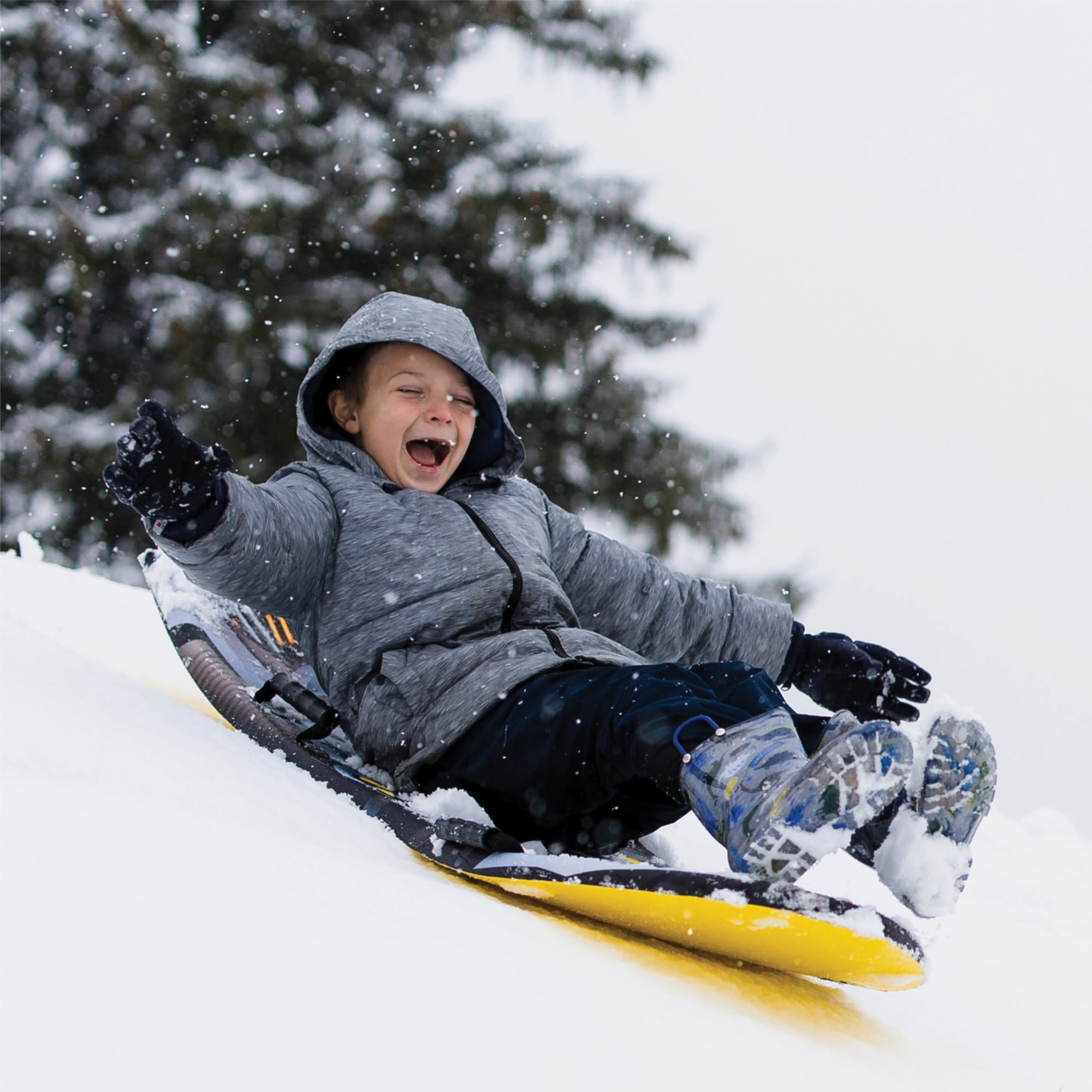 Snowfun 36" Foam Snow Sled for Kids & Adult Ages 5+