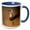 Blue/White, variant on 3drose, Red-billed Hornbill, Samburu Game Reserve, Kenya-af21 Aje0694 - Adam Jones, 11oz Two-tone Red Mug