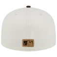 thumbnail image 4 of Men's New Era White/Brown Toronto Blue Jays 25th Team Anniversary 59FIFTY Fitted Hat, 4 of 5
