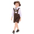 thumbnail image 3 of Akiihool Outfit for Baby Boy Toddler Baby Boy Clothes Long Sleeve Sweatshirt Pants Set Fall Winter Outfits Brown,7-8Years, 3 of 8