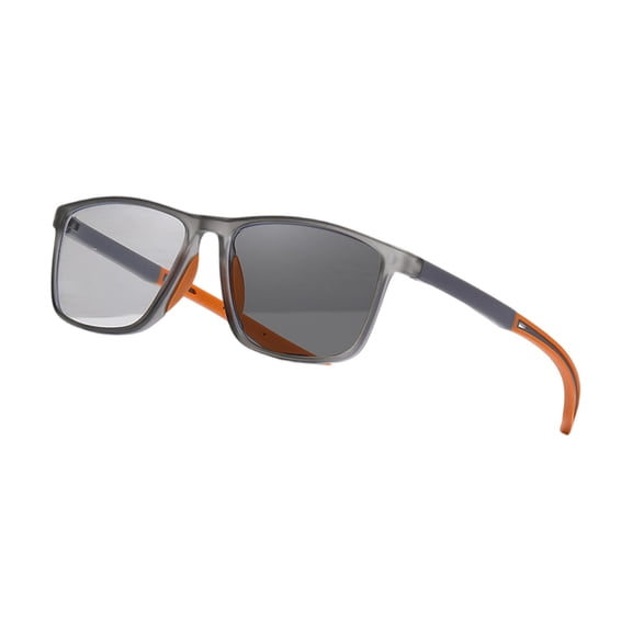 Boyscolos Photochromic Polarized Driving Sunglasses Men Square Matte Frame Eyewear Outdoor Sport Cycling UV Protection Glasses Earthy Yellow S
