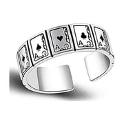 Unisex Adjustable Rings with Vintage Hip Hop Designs Unisex Jewelry Accessories for Fashion Enthusiasts