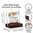 thumbnail image 2 of Inspirational Gift Ideas - Thank You Gifts for Women Men Friends - Appreciation Gifts for Coworker - Motivational Quote Decor Home Office Acrylic Desk Decor With Wood Stand, 2 of 6
