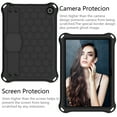 thumbnail image 6 of Allytech Silicone Case for All-New Kindle Fire HD 8 2020 and Fire HD 8 Plus (10th Generation, 2020 Release) - EVA Shoulder Strap Kickstand Kids Friendly Shock Proof Back Cover, Black, 6 of 7