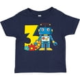 thumbnail image 3 of Inktastic 3rd Birthday Robot Boys or Girls Toddler T-Shirt, 3 of 5