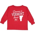 thumbnail image 3 of Inktastic Someone in Vermont Loves Me Boys or Girls Long Sleeve Toddler T-Shirt, 3 of 5