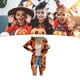 thumbnail image 2 of Paño frontal abierto para mujer Halloween, ligero, suave, manga larga, suéter abierto frontal, abrigo informal para otoño, fiesta de Halloween, amarillo profundo L, 2 of 5