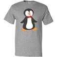 thumbnail image 3 of Inktastic Cute Penguin, Penguin With Red Bow Tie T-Shirt, 3 of 5